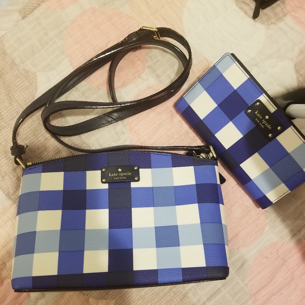 Kate spade crossbody & matching wallet